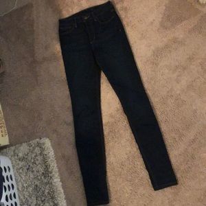 Joe’s dark high rise jeans